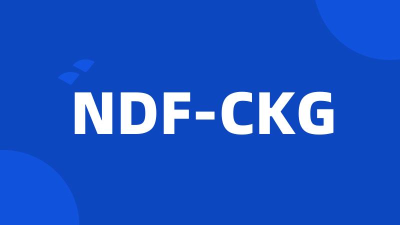 NDF-CKG