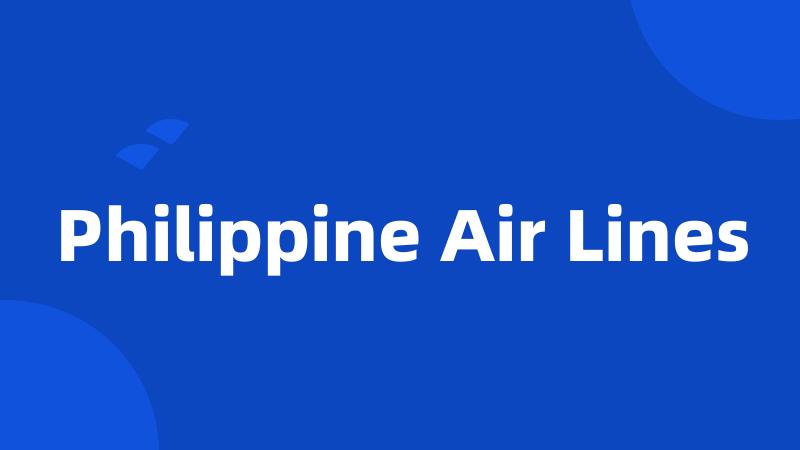 Philippine Air Lines