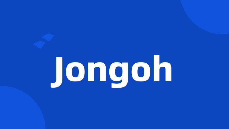 Jongoh