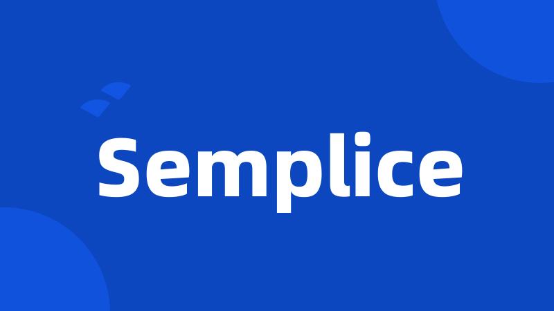 Semplice