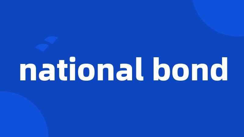 national bond