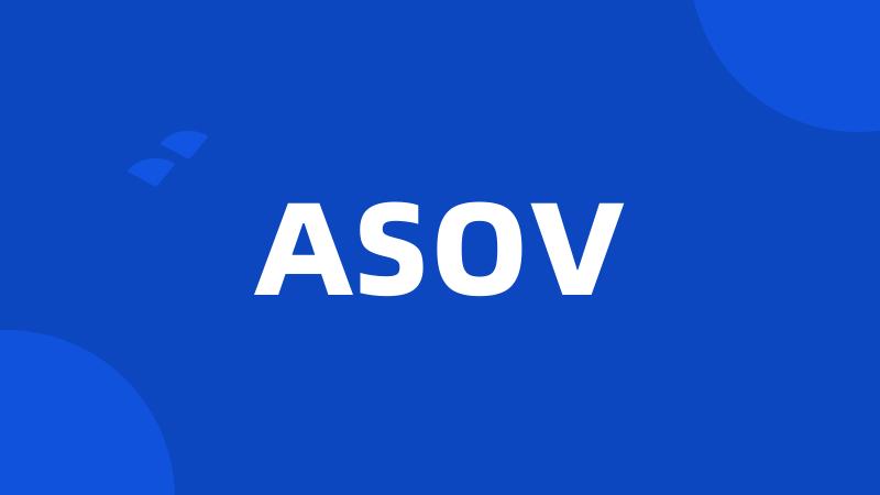 ASOV