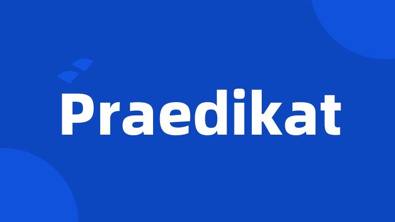Praedikat