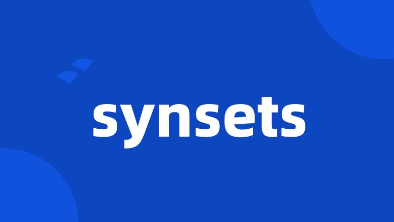 synsets