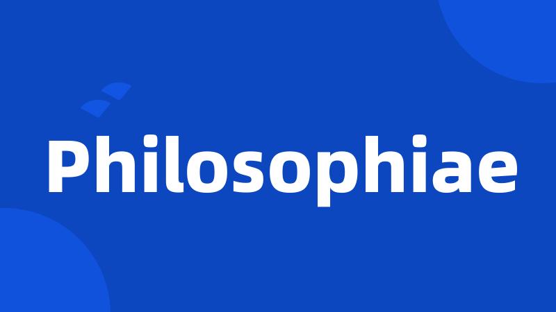 Philosophiae