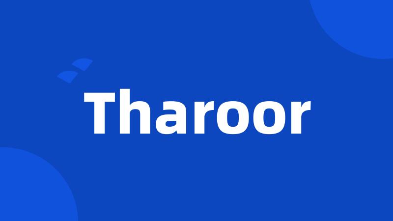 Tharoor