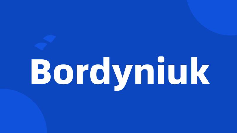 Bordyniuk