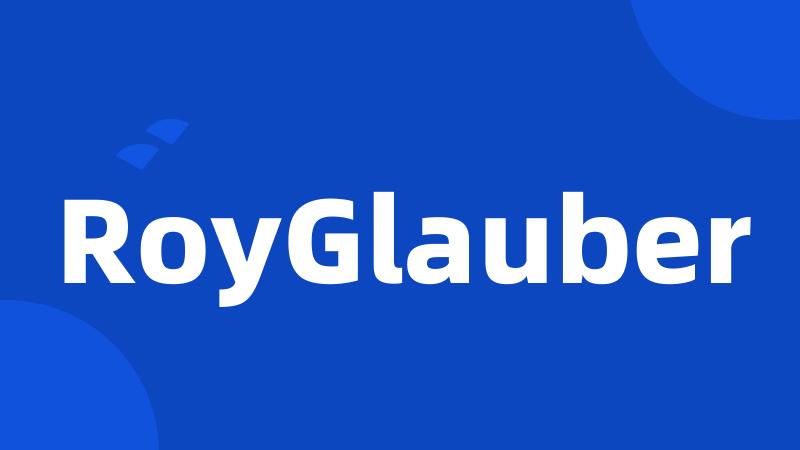 RoyGlauber