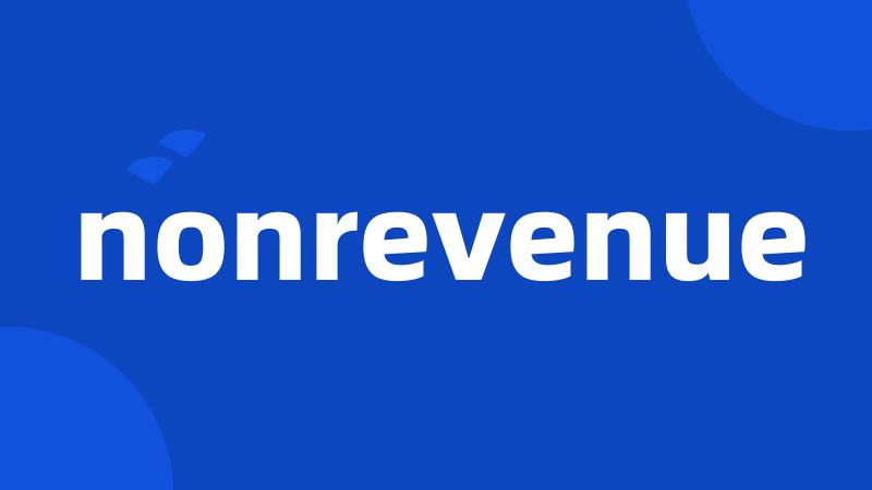nonrevenue