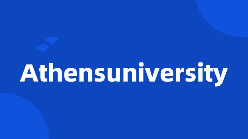 Athensuniversity