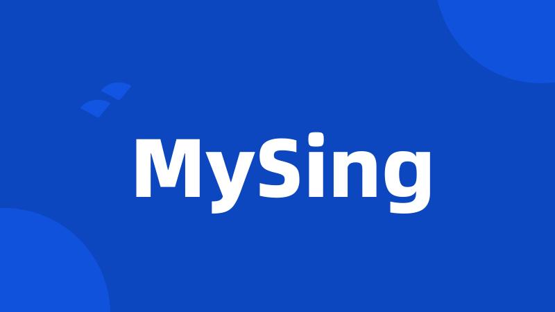 MySing