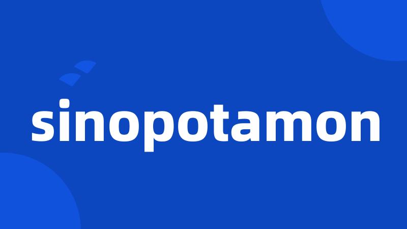 sinopotamon