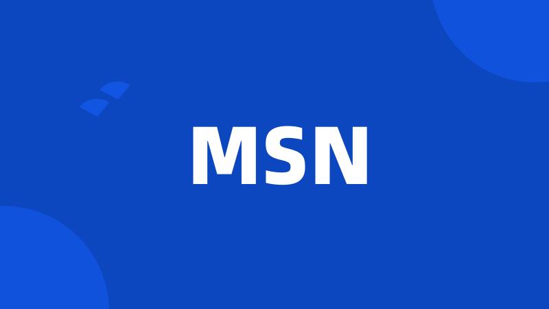 MSN