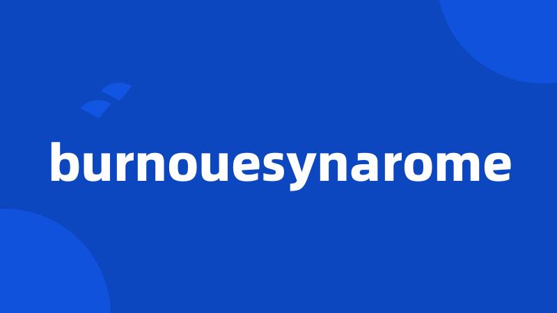 burnouesynarome