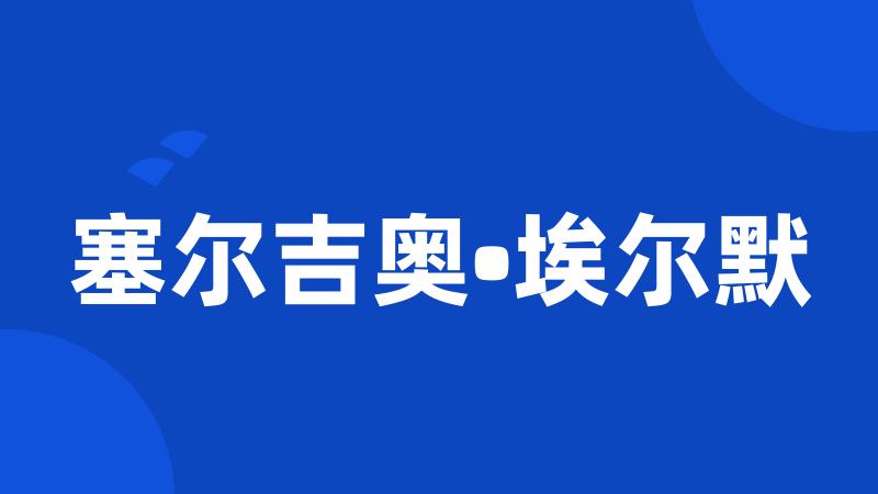 塞尔吉奥•埃尔默