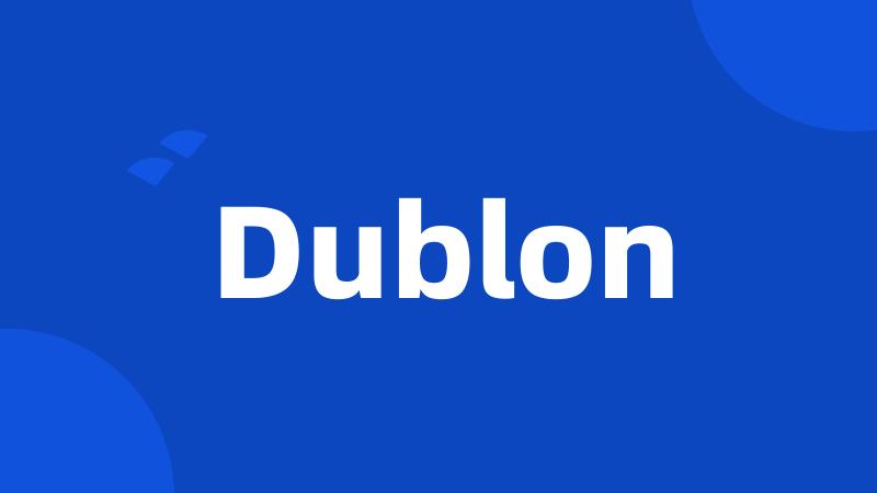 Dublon