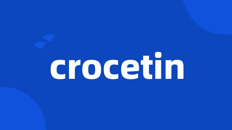 crocetin
