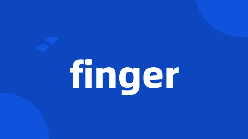 finger