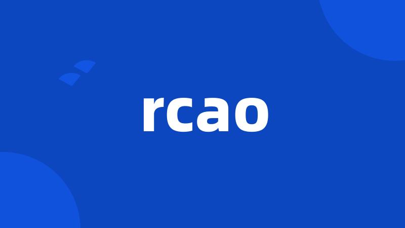 rcao