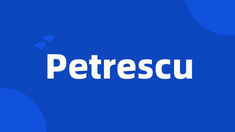 Petrescu