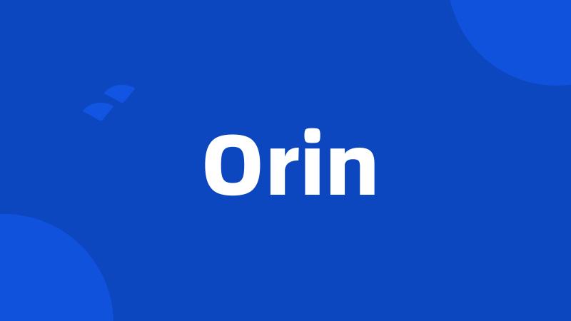 Orin