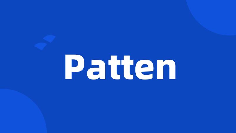 Patten