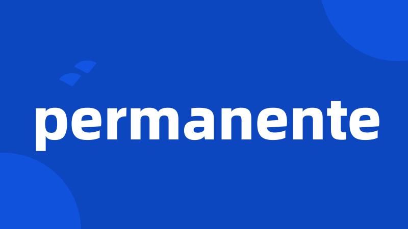 permanente