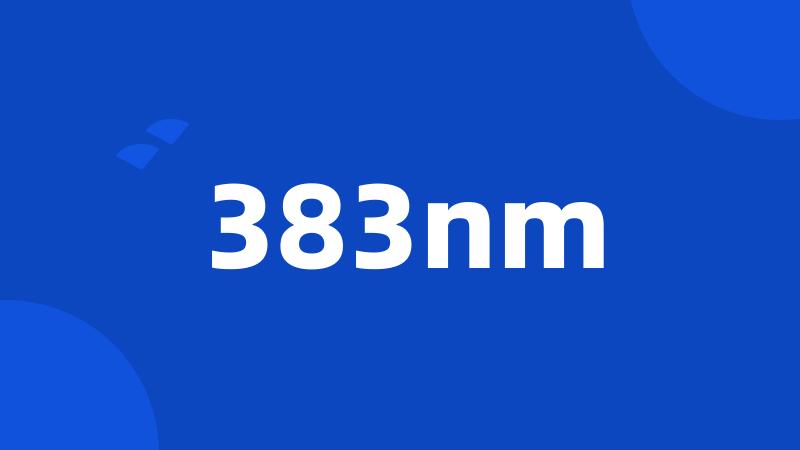 383nm