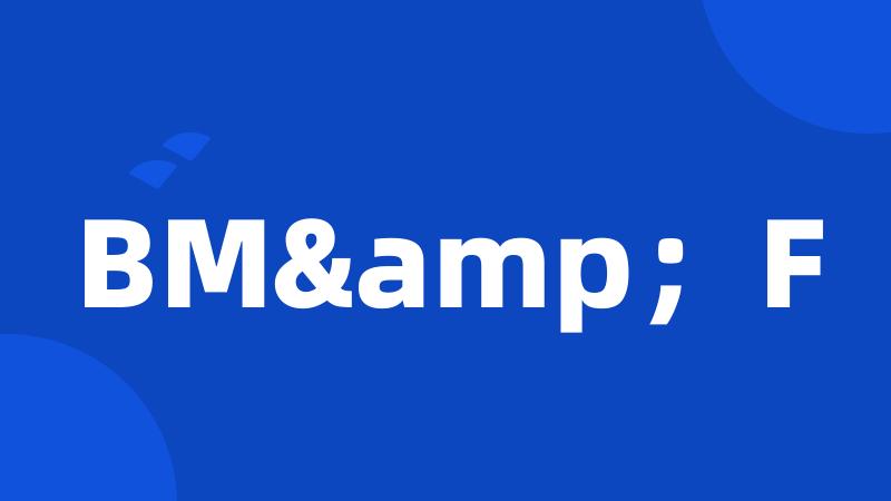 BM&;F