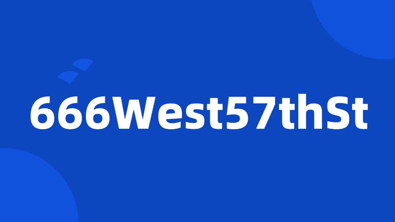 666West57thSt