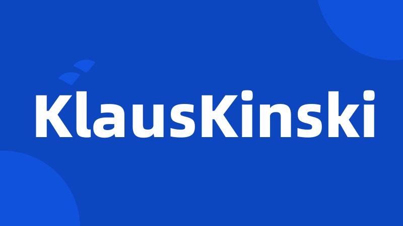 KlausKinski