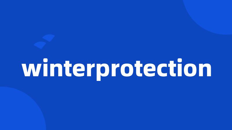 winterprotection