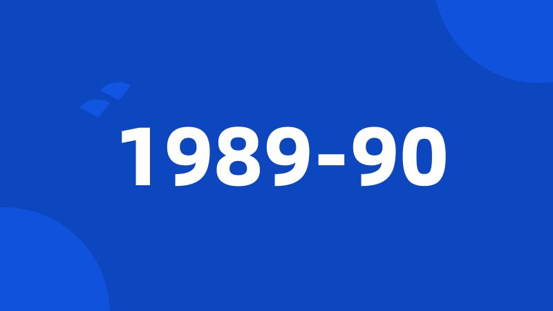 1989-90