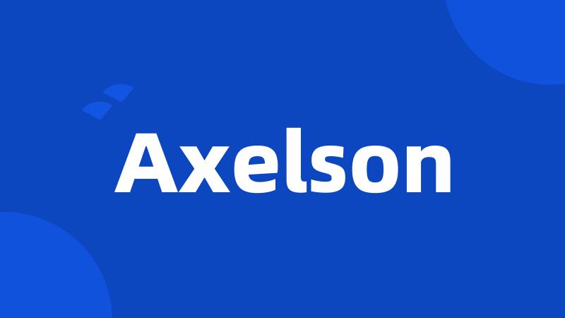 Axelson