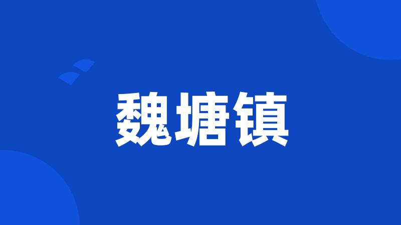 魏塘镇
