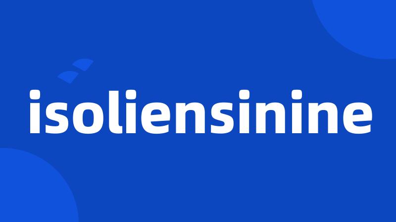 isoliensinine