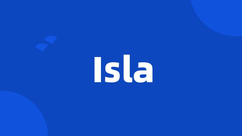 Isla