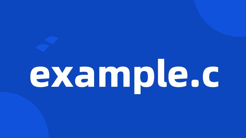 example.c