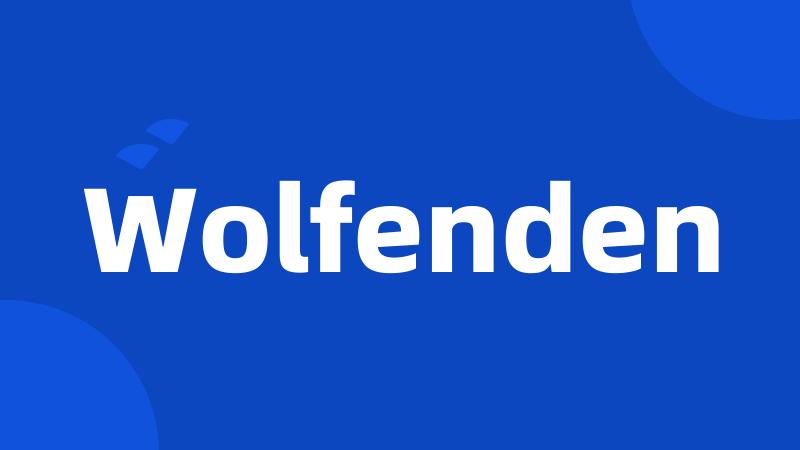 Wolfenden
