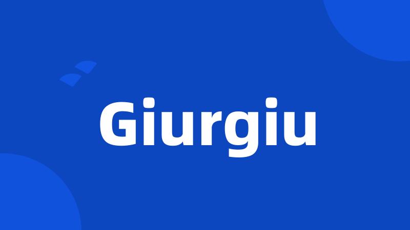 Giurgiu