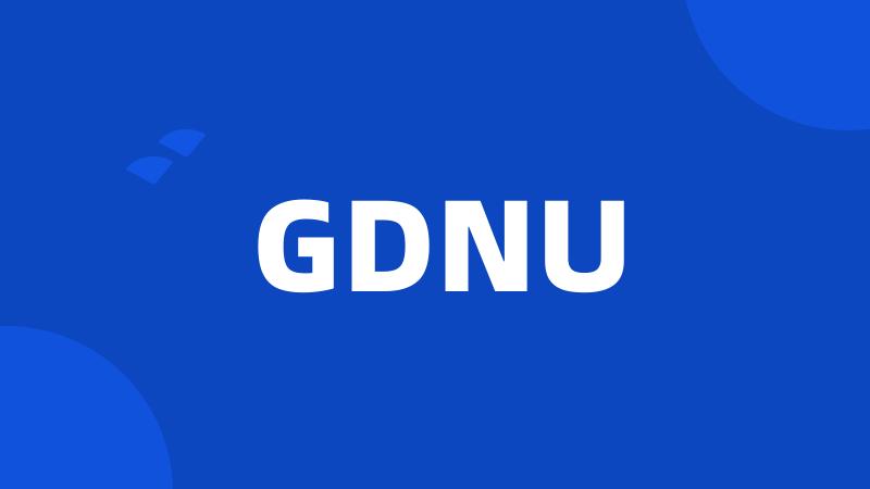GDNU
