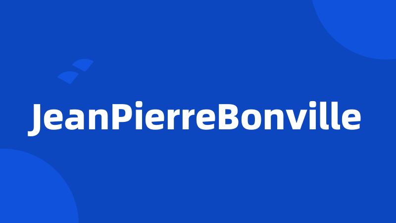 JeanPierreBonville