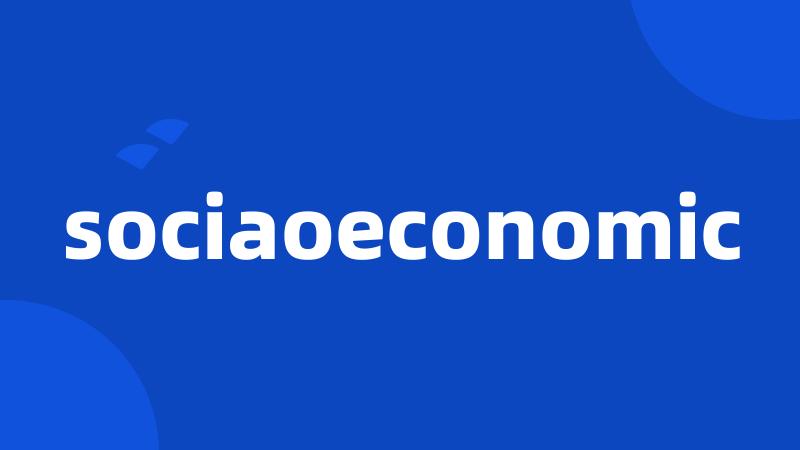 sociaoeconomic