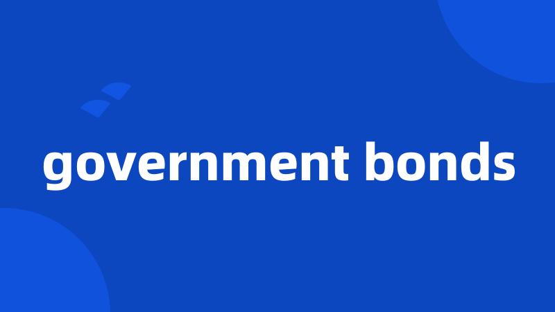 government bonds
