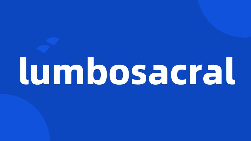 lumbosacral