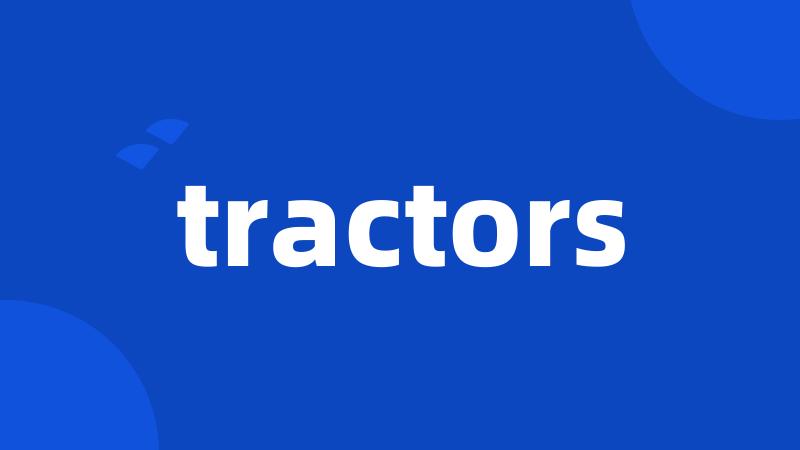 tractors