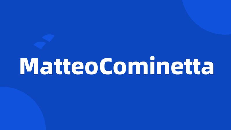 MatteoCominetta