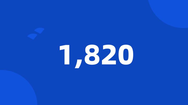 1,820