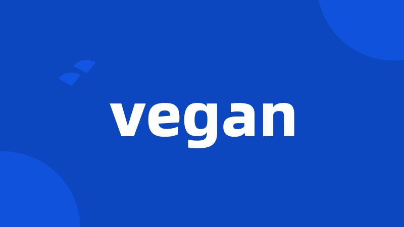 vegan