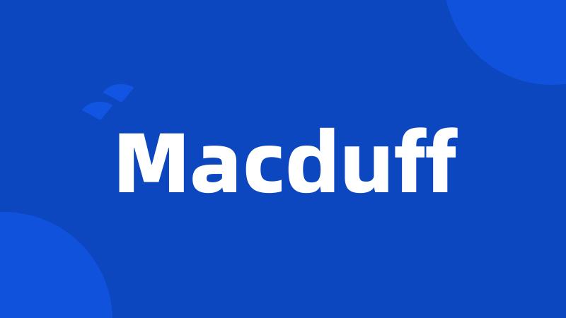 Macduff